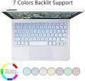 Pad 10.2 Keyboard Case with TouchPad, iPad 9th/8th/7th Gen, iPad Pro 10.5”, iPad Air3,,7-Color Backlit, 360 Rotatable, Wireless Bluetooth Keyboard Protective Folio Cover, Auto Sleep/Wake (White. 