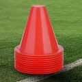 10Pcs Soccer Training Cone Football Barriers Plastic Marker Holder Accessory.