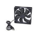 1PCS 5V 5010 8010 8015 9225 12025 USB Interface DC Brushless Cooling Computer Fan USB Cable Set-top box Router Chassis Fan.