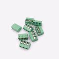 Terminal (10/pack) DT-350-3.5mm 250v-10a green terminal block, 3.5mm pin distance, straight down PCB print pin, available in Thailand. 
