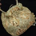 latest potli pouch purse clutch bag with round metal handle. 