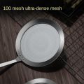 1pc Fat Skimmer Spoon, Stainless Steel Fine Mesh Skimmer, Strainer Spoon For Removing Grease Fat And Foam, Kitchen Tools. 