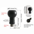 Aluminum 17mm/25mm Ball Head Adapter to M6 M8 M10 Bolt for RAM Mount Motorcycle Phone Holder Car Bracket Camera Stand.