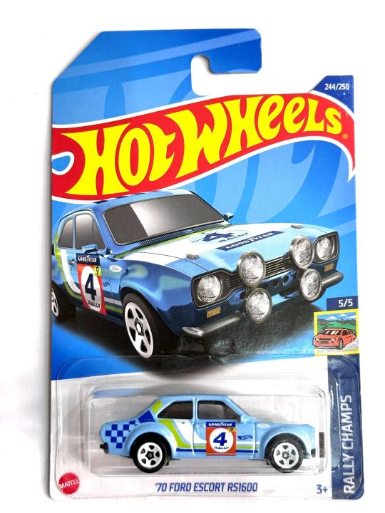 Hot Wheels FORD ESCORT RS1600  Rally Camps 1/64 Die-cast Car