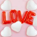 Red I Love You Letter Helium Gas Foil Balloon. 