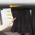 Universal Black Suction Cup Curtain UV Protection Car Window Sunshade Cover Side Window for Kid Baby Children Sunshade Summer.