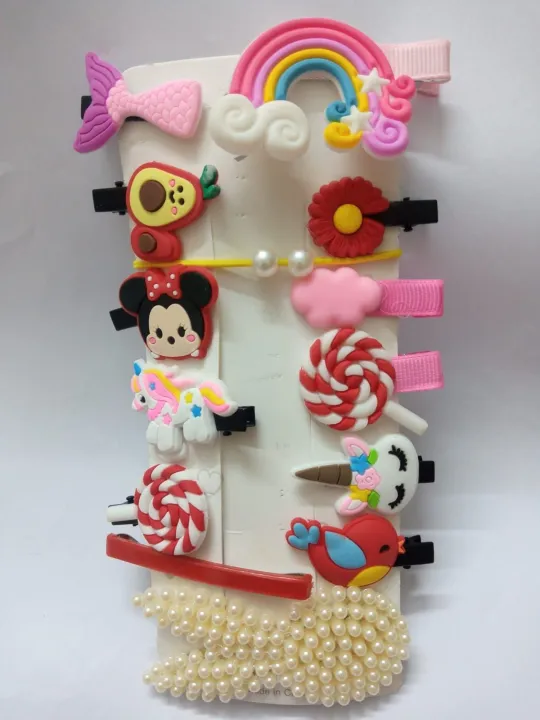 14pcs%20baby%20hair%20pins%20set%20Baby%20Girl%20Hair%20Clips%20Cartoon%20Children%20Elastic%20hair%20band%20Cute%20BowCrown%20Flower%20Hairpins%20Barrettes%20Kids%20Baby%20Hair%20Accessories%20-%20Image%202
