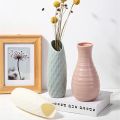 1pc Nordic Plastic Vase Simple Small Fresh Flower Pot Storage Bottle for Flowers Living Room Modern Home Decorations Ornaments. 