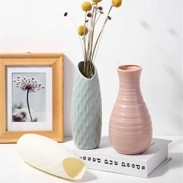 1pc%20Nordic%20Plastic%20Vase%20Simple%20Small%20Fresh%20Flower%20Pot%20Storage%20Bottle%20for%20Flowers%20Living%20Room%20Modern%20Home%20Decorations%20Ornaments%20-%20Image%202