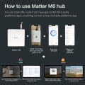 Zemismart Matter Zigbee Hub Smart Home Bridge Gateway Support  Home SmartThings Homekit App Control Tuya Standard Devices. 