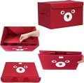Panda Design Folding Storage Bins Quilt Basket Kid Toys Organizer Storage Boxes Cabinet Wardrobe Storage Bags. 