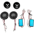 1 Pair DDT-S30 Car Tweeter 180W Car Stereo Speakers 4Ohm Car Audio Silk Film High-Pitched Loudspeaker For Car Audio Modification. 