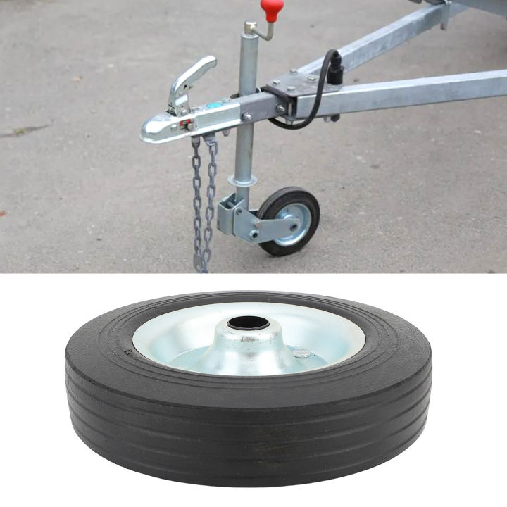 8 Inch RV Trailer Jack Wheel Replacement 1100 Lbs Strong Capacity 48mm Rim Trailer Jack Caster
