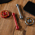 EDC fingertip windmill scepter slider fingertip toys adult reduction gyro metal slider finger push rotating coin decompression.