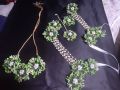 Artificial flower jewellery for mehndi. 