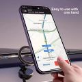 Strong Magnetic Cell Phone Holder Car 360° Swivel Adjustable Back Sticker Holder Magsafe for IPhone 15 Samsung Xiaomi Universal. 