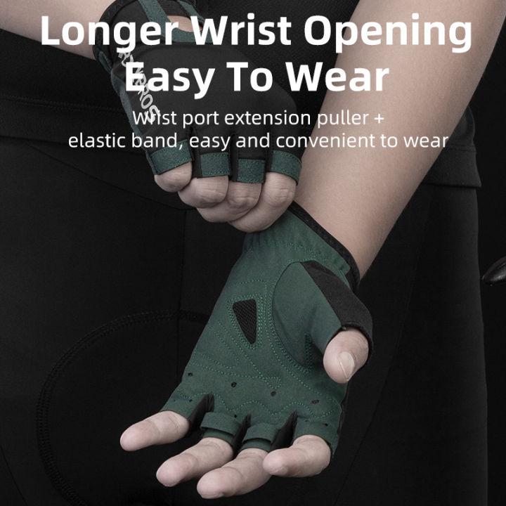 ROCKBROS%20Cycling%20Gloves%20Breathable%20Sweat-Wicking%20Net%20Bicycle%20Half%20Gloves%20Men%20Women%20High%20Stretch%20Fabric%20Sports%20Bike%20Gloves%20-%20Image%205