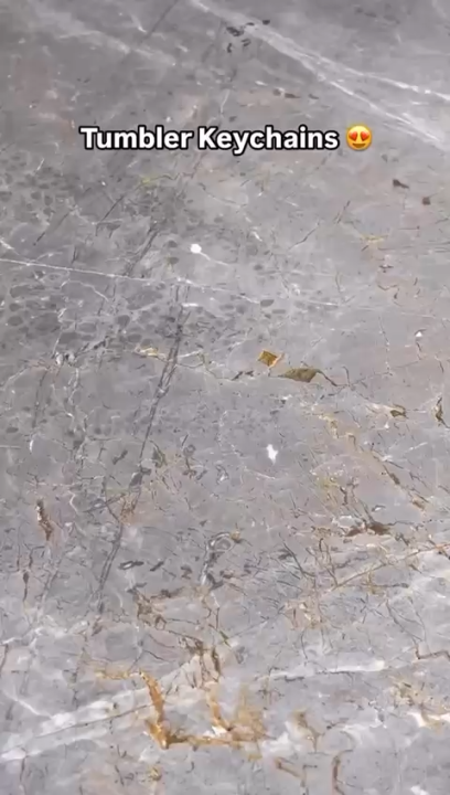 Mini Stanley Style Tumbler Keychain With Mini Storage inside