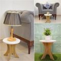 Si... Wooden Side Table/End Table/Plant Stand/Tea Table/Stool Living Room Furniture Round Shape (17 Inch). 