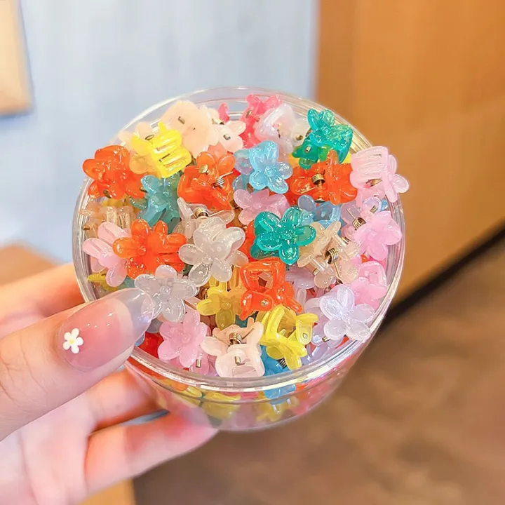 50Pcs%20Girls%20Cartoon%20Hair%20Clips%20Cute%20Small%20Claw%20Clips%20Flower%20Star%20Design%20Children's%20Fashion%20Hair%20Accessories%20Sweet%20Hairpin%20-%20Image%207