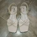 Metro Flat Sandals for Women European Beautiful Formal Sandals Low Heel for Women. 