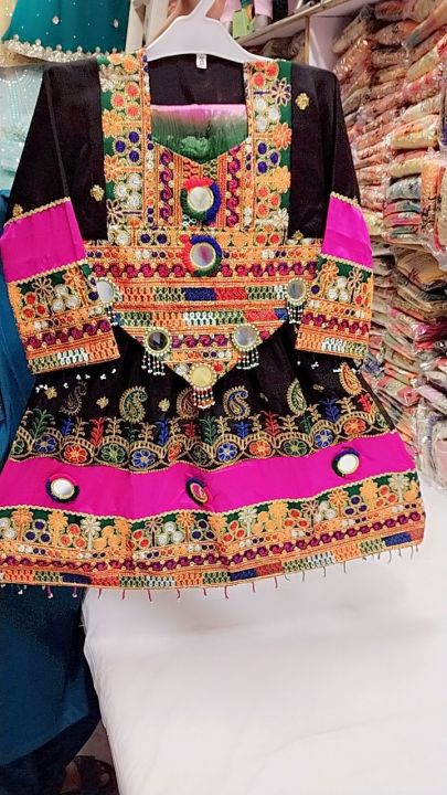 pathani / sindhi handmade frock for babies