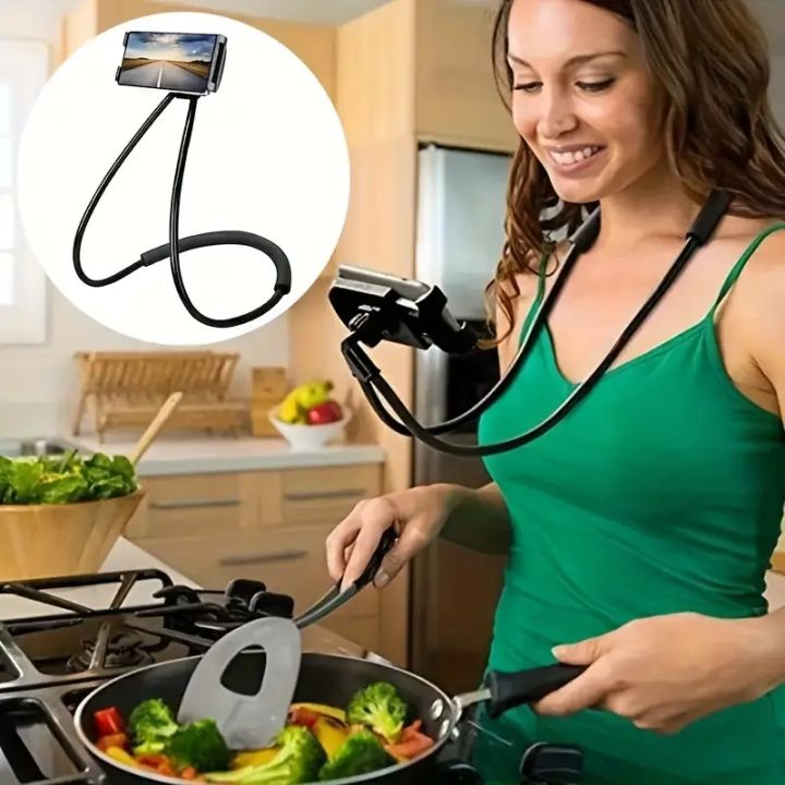 New Lazy Neck Mobile Phone Holder For IPhone   Flexible Neck Lazy Necklace Tablet Holder Stand For Cellphone Tablets