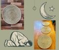 Vedic Yoga mat of Pure Kusa Grass in Round Shape. 