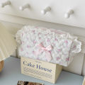 Wholesale Flower Women Lace Small Makeup Bag Travel Organizer Cosmetic Handbag Pouch Gilrs Cute Bow Square Zipper Wallet Bags. 