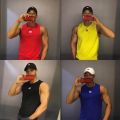Mannen Bodybuilding Tank Tops Gym Workout Fitness Mouwloos Shirt Running Kleding Stringer Singlet Zomer Toevallige Vest. 