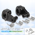 Motorcycle 22mm 28mm Bar Clamps Raised Handlebar Handle Bar Risers Black Silver Mount Riser Clamp Dirt Motocross Accessories. 