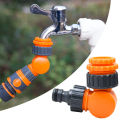 1pc Garden Hose Connector Faucet Adapter For 1/2 Inch Hose Reel Cart Plastic Click-lock Quick ConnectionFor Watering Irrigation. 