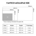 FANTECH AGILE MP453 Game Mouse Pad 450mm x 350mm Large Mouse pad Water-Resistant SPEEDSILK Surface for Mousepad Gamer.