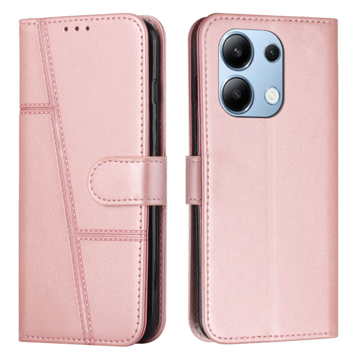 Strap%20Leather%20Phone%20Case%20Wallet%20Book%20For%20Xiaomi%2014T%2013T,Poco%20X7%20M7%20F7%20C75,Redmi%20Note%2014%2013%2012%20Pro%205G%2014S%2014C%2013C%20Card%20Flip%20Cover%20-%20Image%203
