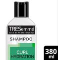 TRESemmé Pro Pure Hydration Shampoo for Curly or Wavy Hair Sulfate Free, Silicone Free, Paraben Free, Curly Method 380 ml.