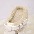 Winter Warm Fluffy Clogs Slippers Women Eva Waterproof Non Slip Home Slides Woman Lightweight Soft Sole Fuzzy Cotton Slippers. 