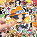55pcs One Piece Cute Cartoon Stickers DIY Skateboard Phone Case Laptop Motorcycle Waterproof Cool Anime Sticker Decals Toy. 