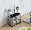 Multi-purpose Kitchen Stainless Steel Spoon Fork Knife Holder Stainless Steel Cutlery Organizer Utensil Holder chopstick holder. 