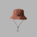 Waterproof fisherman hat can store summer thin quick drying sun hat, outdoor hiking sun protection basin hat.