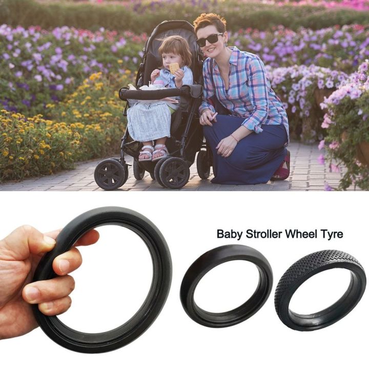 Baby Stroller Wheel Tyre Stroller Replacement Silent Bearings Stroller Spare Part for Babyzenes Yoyo Yoya YuYu
