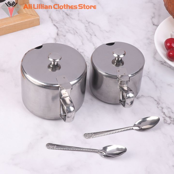 Practical%20Stainless%20Steel%20Sugar%20Bowl%20With%20Handle%20Lid%20Spoon%20Dustproof%20Waterproof%20Seasoning%20Jar%20Kitchen%20Restaurant%20Spice%20Container%20-%20Image%204