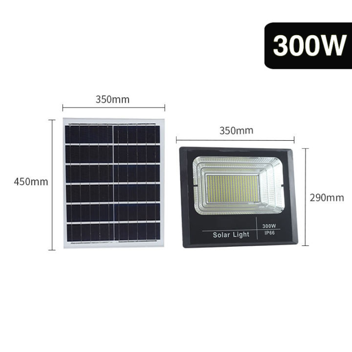 Solar cell solar lights 300W led waterproof spotlight solar cell solar ...