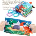 0-36M Baby 3D Cloth Book Early Learning Toy Tail Puzzle Parent-child Interactive Soft Cloth Infants Activity Toys for Babies. 
