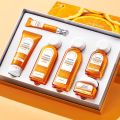Fayankou Vitamin C Skin Care Set | Brightening & Moisturizing 5 in 1 Kit for Healthy Glow. 