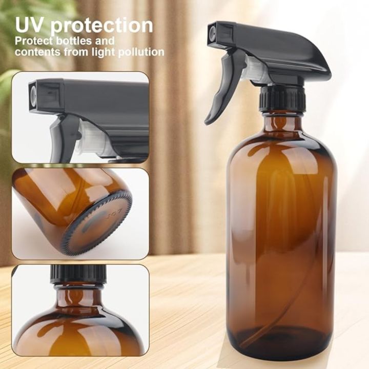 2%20Pack%20Amber%20Glass%20Spray%20Bottles%20Refillable%20Empty%20Bottle%20for%20Essential%20Oils%20Plants%20Cleaning%20Hair%20Cosmetic%20Pump%20Liquid%20Dispenser%20-%20Image%204