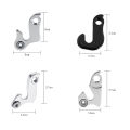 4 Size Aluminium Alloy Rear Gear Mech Derailleur Hanger Hook Drop Out Adapter Derailleur Hanger Bike Tail Hook Rear Gear Hanger. 