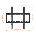 Universal TV Wall Mount Bracket for Most 26-55 Inch LED Plasma TV Mount up to VESA 400x400mm and 110 LBS Loading Capacity.