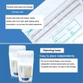 Breastmilk Storage Bag with 250ml Self Standing Baby Food Storage Containers No Leak Milk Freezer Bags Safe Feed BPA Free 30pcs. 