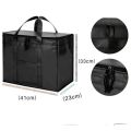 1 Pc Portable Insulated Cooler Outdoor Camping Travelling BBQ Catering Materials Zipper Bag Picnic Folding Insulated Bag. 