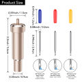 Deep Cut Blade for Maker 3/4/Maker/Explore 3/4/Air 2/Air/One/Venture,Deep Point Blade Housing for Cutting Metallic/Leather. 